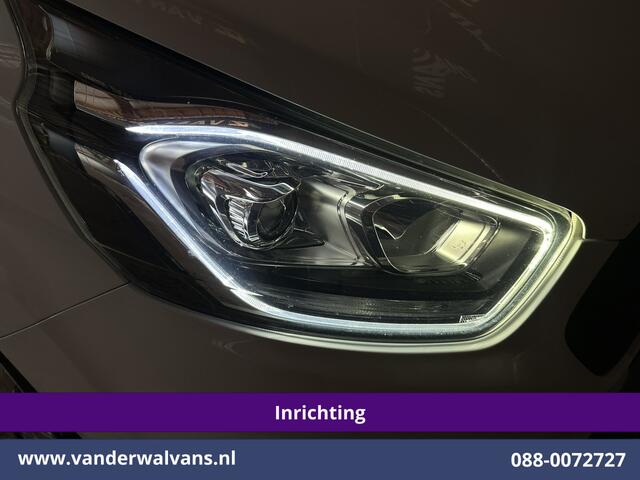 Ford TRANSIT CUSTOM 2.0 TDCI 130pk L2H1 inrichting Euro6 Airco | Camera | Apple Carplay | LED | Cruisecontrol Android Auto, Stoelverwarming, Verwarmde voorruit, Parkeersensoren, Bijrijdersbank, 2800kg trekvermogen