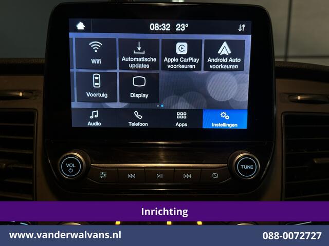 Ford TRANSIT CUSTOM 2.0 TDCI 130pk L2H1 inrichting Euro6 Airco | Camera | Apple Carplay | LED | Cruisecontrol Android Auto, Stoelverwarming, Verwarmde voorruit, Parkeersensoren, Bijrijdersbank, 2800kg trekvermogen