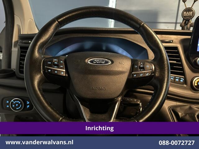 Ford TRANSIT CUSTOM 2.0 TDCI 130pk L2H1 inrichting Euro6 Airco | Camera | Apple Carplay | LED | Cruisecontrol Android Auto, Stoelverwarming, Verwarmde voorruit, Parkeersensoren, Bijrijdersbank, 2800kg trekvermogen