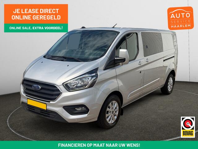 Ford TRANSIT CUSTOM 320 2.0 TDCI Dubbele Cabine Aut- 2x Schuifdeur, Carplay, Android Auto, Lane Assist, Stoelverwarming