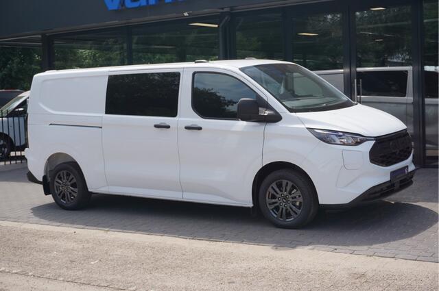Ford TRANSIT CUSTOM 320L 2.5 PHEV Hybride 233PK Dubbel Cabine PRIJS INCL. BPM !! 13" Navi, Adap. Cruise, Camera 17" LM!! NR. HYB025