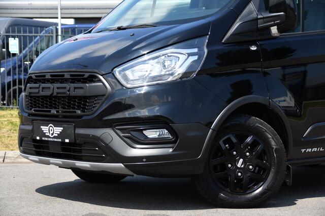 Ford TRANSIT CUSTOM 300 2.0 TDCI L1H1 Trail Camera, Cruise, Carplay, LED, Stoelverwarming, Leder, LM Velgen, 130pk, Mulitmedia, Sensoren, Uniek!