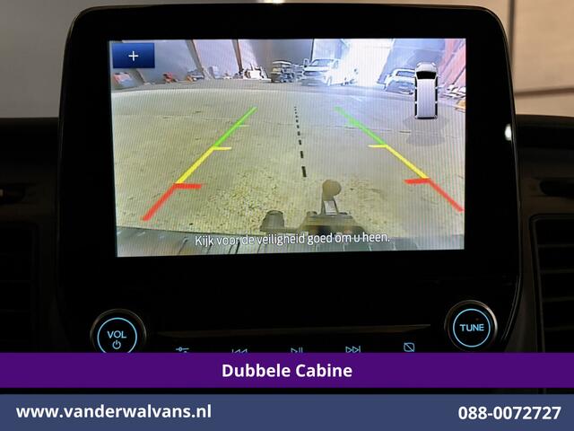 Ford TRANSIT CUSTOM 2.0 TDCI 131pk L2H1 Dubbele Cabine Euro6 Airco | 6-Zits | Camera | Navigatie | LED | Adaptieve Cruisecontrol Android Auto, Verwarmde voorruit, 2800kg Trekhaak, Parkeersensoren