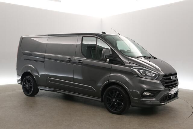 Ford TRANSIT CUSTOM 2.0 TDCI Sport 185PK L2H1 | Automaat | Airco | Camera | Cruise | Trekhaak | 3 Zits | 2xSchuifdeur | Xenon