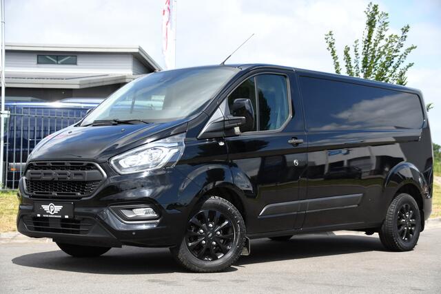 Ford TRANSIT CUSTOM 300 2.0 TDCI L2H1 Black Edition MARGE, Cruise, Carplay, LED, Sensoren, 130pk, Automaat, Multimedia, Sensoren, Uniek!