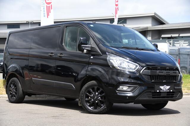 Ford TRANSIT CUSTOM 300 2.0 TDCI L2H1 Black Edition MARGE, Cruise, Carplay, LED, Sensoren, 130pk, Automaat, Multimedia, Sensoren, Uniek!