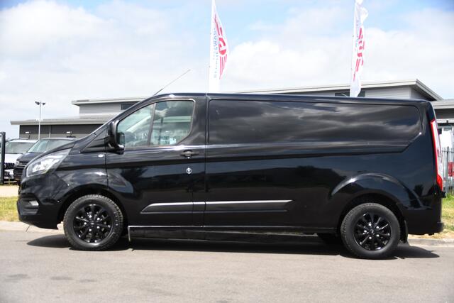 Ford TRANSIT CUSTOM 300 2.0 TDCI L2H1 Black Edition MARGE, Cruise, Carplay, LED, Sensoren, 130pk, Automaat, Multimedia, Sensoren, Uniek!