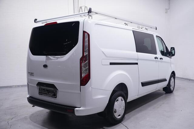 Ford TRANSIT CUSTOM 2.0 TDCI 130 pk L2 Dubbel Cabine 5-Zits Navi Camera, Apple Carplay, Cruise Control, PDC V+A