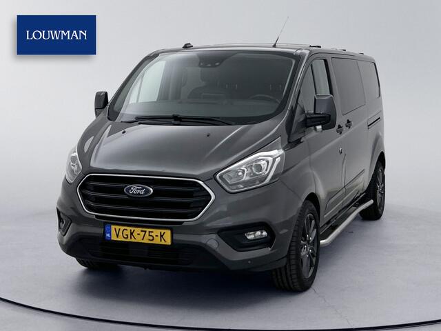 Ford TRANSIT CUSTOM 300 2.0 TDCI L2H1 Limited DC 170pk Navigatie Leder Dubbele cabine Trekhaak Camera
