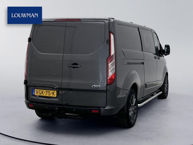 Ford TRANSIT CUSTOM 300 2.0 TDCI L2H1 Limited DC 170pk Navigatie Leder Dubbele cabine Trekhaak Camera