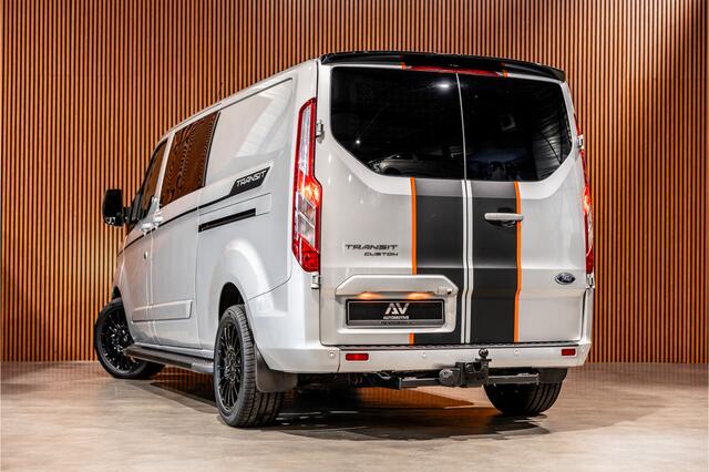 Ford TRANSIT CUSTOM 300 2.0 TDCI 170 PK L2H1 Limited DC | Bi-Xenon | ACC | L+R Schuifdeur | CarPlay | Camera | Stoelverwarming | Navigatie | Orig. NL Auto | 1e eigenaar | Nieuwe APK