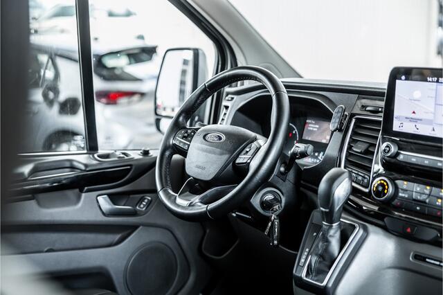 Ford TRANSIT CUSTOM 300 2.0 TDCI 170 PK L2H1 Limited DC | Bi-Xenon | ACC | L+R Schuifdeur | CarPlay | Camera | Stoelverwarming | Navigatie | Orig. NL Auto | 1e eigenaar | Nieuwe APK