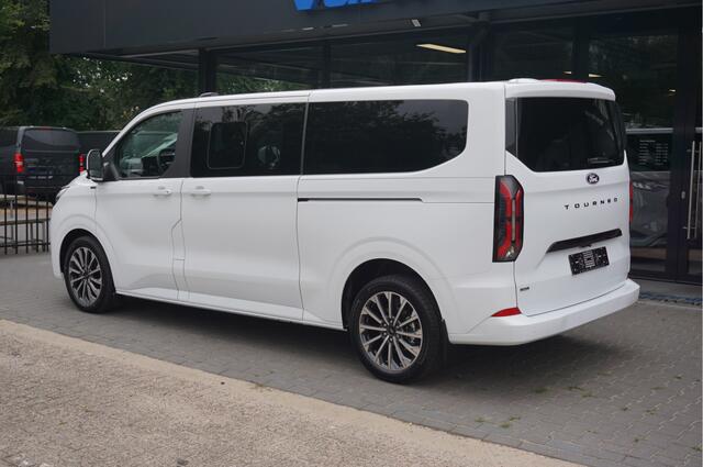 Ford TRANSIT CUSTOM Tourneo 340L 2.5 PHEV 233PK Titanium X PRIJS INCL. BPM Leder, 19" LM, B&O, Pano, Elec. Schuifdeur, Trekhaak!! NR. TR19