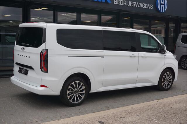 Ford TRANSIT CUSTOM Tourneo 340L 2.5 PHEV 233PK Titanium X PRIJS INCL. BPM Leder, 19" LM, B&O, Pano, Elec. Schuifdeur, Trekhaak!! NR. TR19