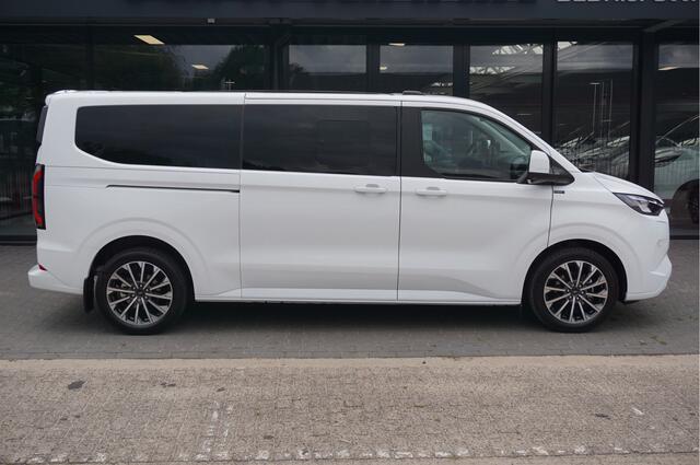 Ford TRANSIT CUSTOM Tourneo 340L 2.5 PHEV 233PK Titanium X PRIJS INCL. BPM Leder, 19" LM, B&O, Pano, Elec. Schuifdeur, Trekhaak!! NR. TR19