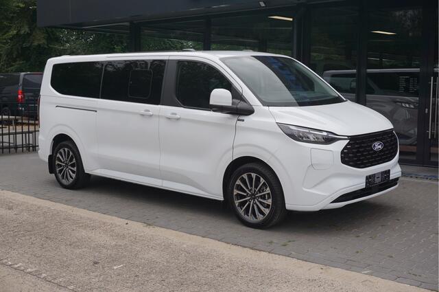 Ford TRANSIT CUSTOM Tourneo 340L 2.5 PHEV 233PK Titanium X PRIJS INCL. BPM Leder, 19" LM, B&O, Pano, Elec. Schuifdeur, Trekhaak!! NR. TR19