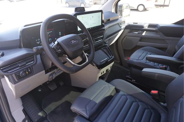 Ford TRANSIT CUSTOM Tourneo 340L 2.5 PHEV 233PK Titanium X PRIJS INCL. BPM Leder, 19" LM, B&O, Pano, Elec. Schuifdeur, Trekhaak!! NR. TR19