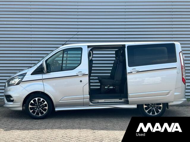 Ford TRANSIT CUSTOM 310 2.0 TDCI L1H1 Sport DC Automaat LM velgen Camera Cruise Airco Dubbele schuifdeur