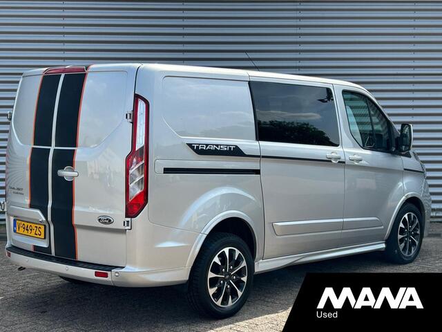 Ford TRANSIT CUSTOM 310 2.0 TDCI L1H1 Sport DC Automaat LM velgen Camera Cruise Airco Dubbele schuifdeur