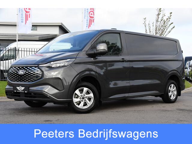 Ford TRANSIT CUSTOM E-Transit 340 L2H1 Limited 65 kWh Virtual, Adaptieve Cruise, Camera, Carplay, Stoelverwarming, LED, 218pk, NAVI, Uniek!