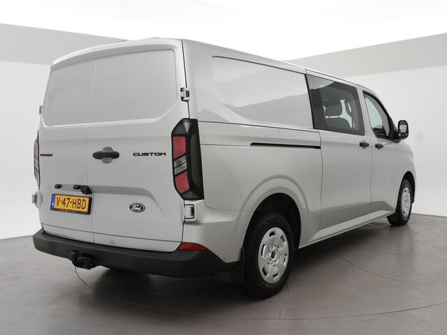 Ford TRANSIT CUSTOM 300 2.0 TDCI L2H1 6-PERS DUBBEL CAB. + TREKHAAK | CARPLAY | CAMERA
