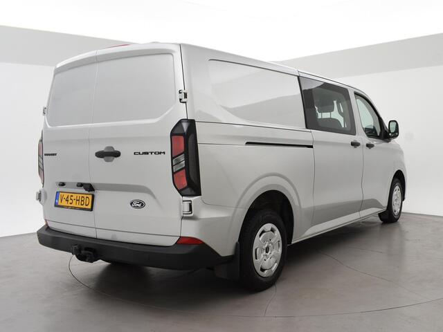 Ford TRANSIT CUSTOM 300 2.0 TDCI L2H1 6-PERS DUBBEL CAB. + TREKHAAK | CARPLAY | CAMERA