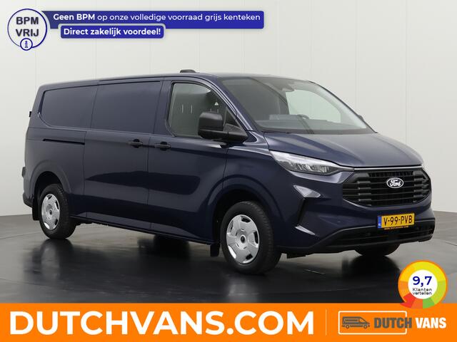 Ford TRANSIT CUSTOM 2.0TDCi 136PK Business Lang | Achterdeuren | Multimedia | Camera | Airco | Cruise | 3-Zits