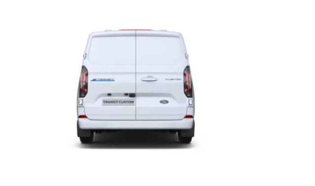 Ford TRANSIT CUSTOM E-Transit 340 L2H1 Limited 71 kWh 218pk | Laadvloer bescherming | 12-weg verstel- en verwarmbare AGR bestuurders- en passagiersstoel Laadvloer bescherming,12-weg verstel- en verwarmbare AGR bestuurders- en passagiersstoel | Trekhaakvoorbereiding | 17 inch lichtmetalen velgen (Carbonised Grey) | Driver Assistent Pack Ultimate | AGM accu | BEV 3-fase oplaadkabel (mode 3, 32A, 10m)