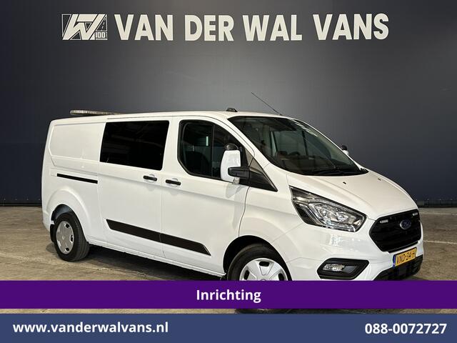 Ford TRANSIT CUSTOM 2.0 TDCI 130pk L2H1 Inrichting Euro6 Airco | Camera | 2800kg Trekhaak | LED | Cruisecontrol Stoelverwarming, Verwarmde voorruit, Parkeersensoren, Achterklep