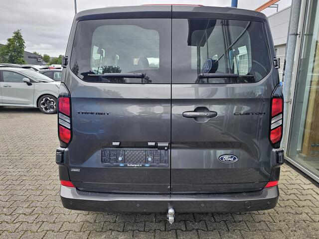 Ford TRANSIT CUSTOM 340 2.5 PHEV L2H1 Limited 233pk | Kombi | Incl. BTW/BPM | Dubbele zijschuifdeur | Privacy Glass | Inklapbare trekhaak | Verwarmbare bijrijdersbank | 17 inch lichtmetalen velgen | Driver Assistance Pack Premium | Verwarmbaar stuurwiel