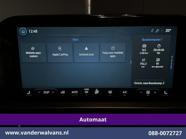 Ford TRANSIT CUSTOM 2.0 TDCI 136pk Automaat L1H1 Euro6 Airco | Camera | Navigatie | LED | LM Velgen | Apple Carplay Android Auto, Stoelverwarming, Verwarmde voorruit, Parkeersensoren, Bijrijdersbank