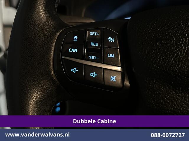 Ford TRANSIT CUSTOM 2.0 TDCI 130pk L2H1 Dubbele Cabine Euro6 Airco | 5-Zits | Camera | LED | Tachograaf Cruisecontrol, Trekhaak, Stoelverwarming, Verwarmde voorruit, Parkeersensoren