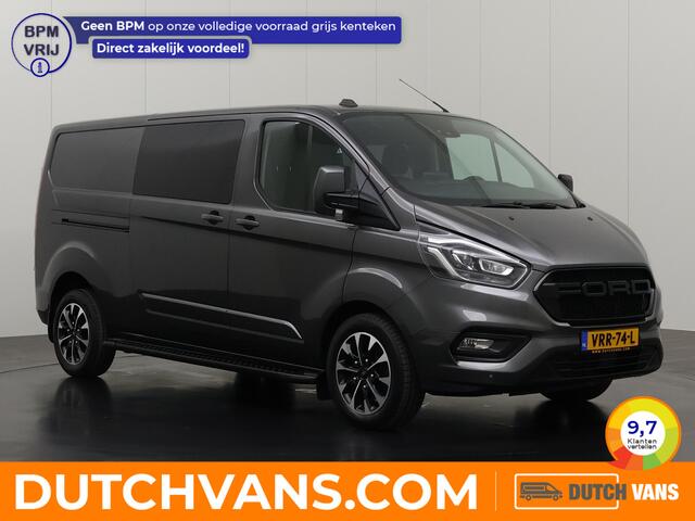 Ford TRANSIT CUSTOM 2.0TDCI L170PK Automaat Lang Limited Dubbele Cabine | 6-Persoons | Navigatie | Camera | 2xSchuifdeur | Trekhaak