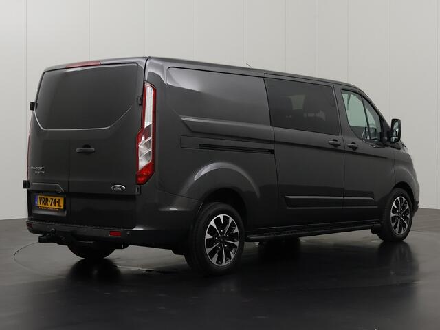 Ford TRANSIT CUSTOM 2.0TDCI L170PK Automaat Lang Limited Dubbele Cabine | 6-Persoons | Navigatie | Camera | 2xSchuifdeur | Trekhaak