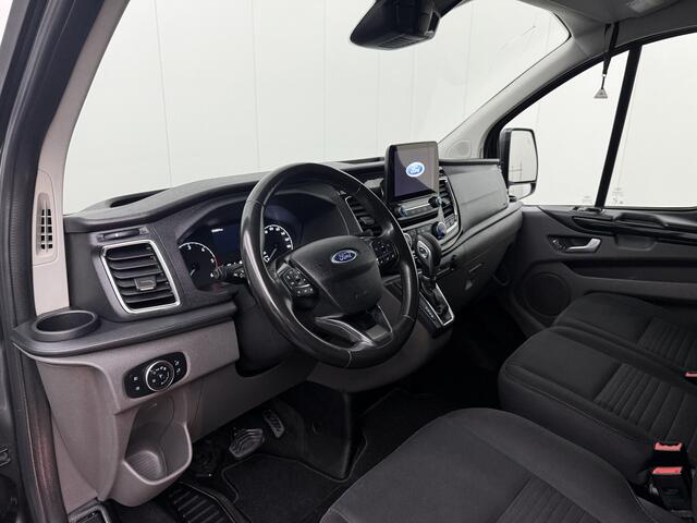 Ford TRANSIT CUSTOM 2.0TDCI L170PK Automaat Lang Limited Dubbele Cabine | 6-Persoons | Navigatie | Camera | 2xSchuifdeur | Trekhaak