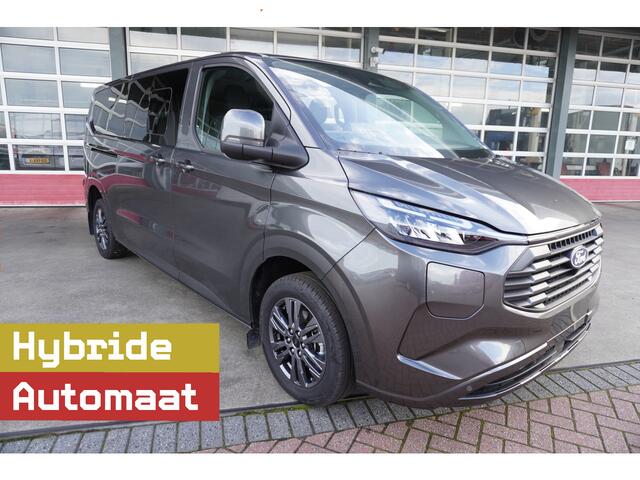 Ford TRANSIT CUSTOM 340L 2.5 PHEV 233PK L2H1 Limited 9 Persoons PHEV Automaat Hybride | Airco | Adap. Cruise | Navigatie | 360 Camera | Schuifdeur L+R