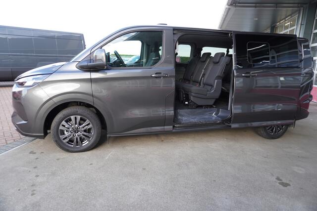 Ford TRANSIT CUSTOM 340L 2.5 PHEV 233PK L2H1 Limited 9 Persoons PHEV Automaat Hybride | Airco | Adap. Cruise | Navigatie | 360 Camera | Schuifdeur L+R
