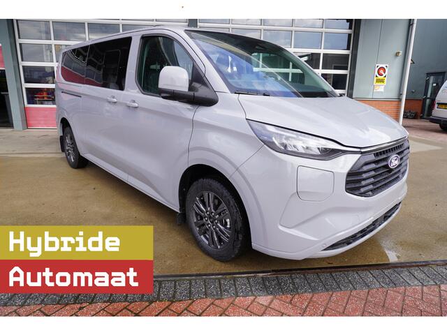 Ford TRANSIT CUSTOM 340L 2.5 PHEV 233PK L2H1 Limited 9 Persoons PHEV Automaat Hybride | Airco | Adap. Cruise | Navigatie | 360 Camera | Schuifdeur L+R