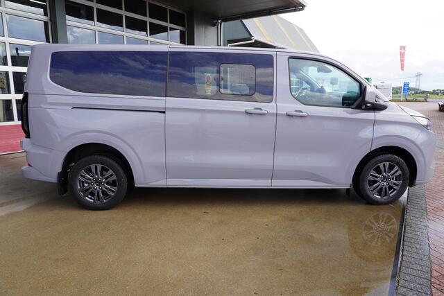 Ford TRANSIT CUSTOM 340L 2.5 PHEV 233PK L2H1 Limited 9 Persoons PHEV Automaat Hybride | Airco | Adap. Cruise | Navigatie | 360 Camera | Schuifdeur L+R