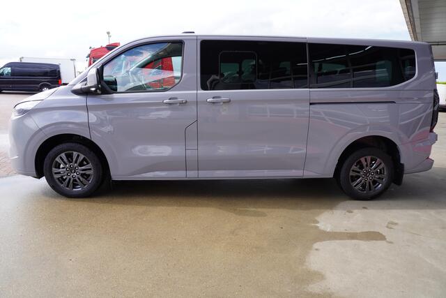 Ford TRANSIT CUSTOM 340L 2.5 PHEV 233PK L2H1 Limited 9 Persoons PHEV Automaat Hybride | Airco | Adap. Cruise | Navigatie | 360 Camera | Schuifdeur L+R