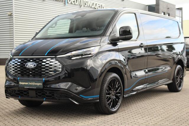Ford TRANSIT CUSTOM E-Transit 340 L2H1 Sport | 71kWh | 160kW/218pk | Trekgewicht 2300kg | ProPower | Koplampen Adap. | Camera | Carplay/Android | Lease 771,- p/m