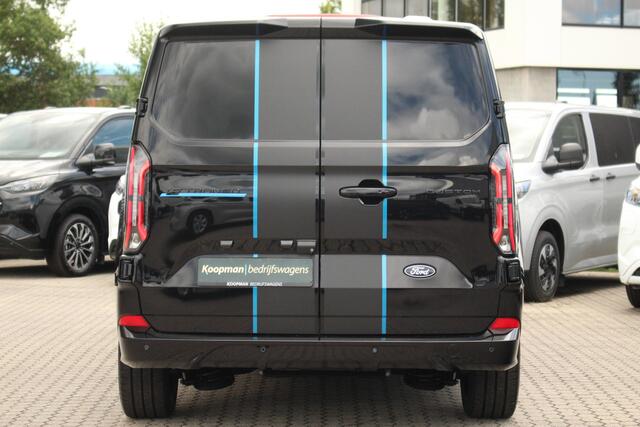 Ford TRANSIT CUSTOM E-Transit 340 L2H1 Sport | 71kWh | 160kW/218pk | Trekgewicht 2300kg | ProPower | Koplampen Adap. | Camera | Carplay/Android | Lease 771,- p/m