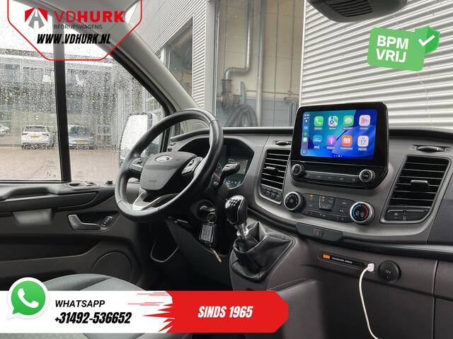 Ford TRANSIT CUSTOM 2.0 TDCI 130 pk L2 Trend Carplay/ 2.8T trekverm./ Camera/ PDC/ Cruise/ Trekhaak/ Airco