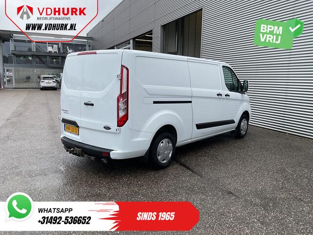 Ford TRANSIT CUSTOM 2.0 TDCI 130 pk L2 Trend Carplay/ 2.8T trekverm./ Camera/ PDC/ Cruise/ Trekhaak/ Airco