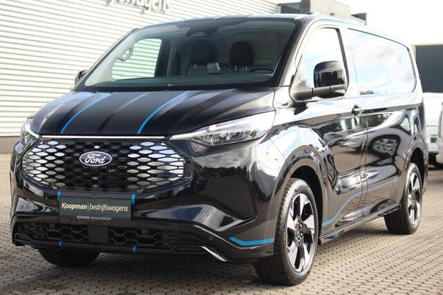 Ford TRANSIT CUSTOM E-Transit 320 L1H1 Sport | 71kWh | 160kW/218pk | Trekgewicht 2300kg | Driver Assist | Adap. Cruise | Stoel+Stuurverw. | Camera | Carplay/Android | Lease 788,- p/m