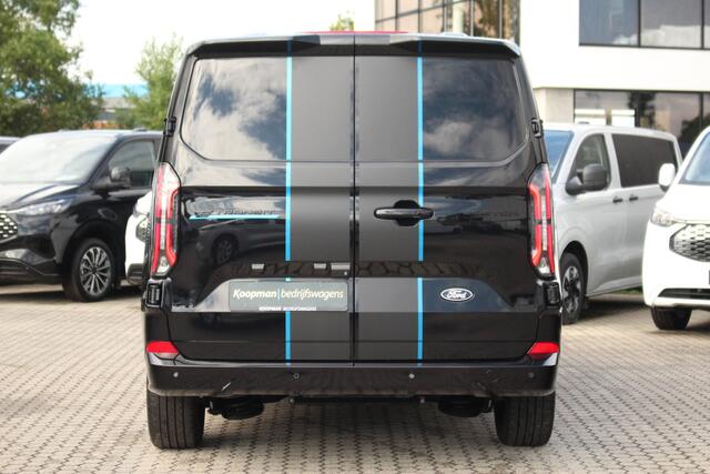 Ford TRANSIT CUSTOM E-Transit 320 L1H1 Sport | 71kWh | 160kW/218pk | Trekgewicht 2300kg | Driver Assist | Adap. Cruise | Stoel+Stuurverw. | Camera | Carplay/Android | Lease 788,- p/m