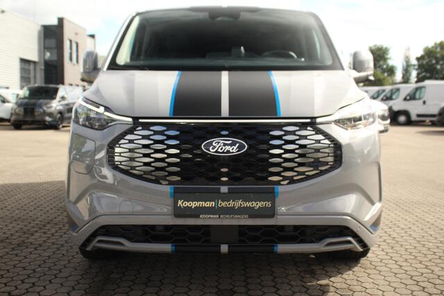 Ford TRANSIT CUSTOM E-Transit 320 L2H1 Sport DC 71 kWh | 160kW/218pk | Trekgewicht 2300kg | Driver Assist | Adap. Cruise | Stoel+Stuurverw. | Camera | Carplay/Android | Lease 842,- p/m