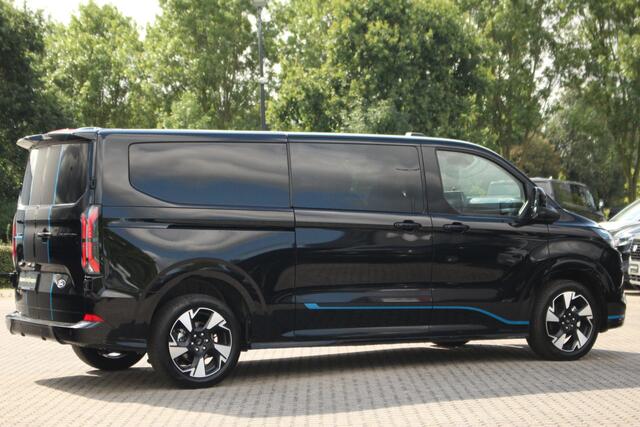 Ford TRANSIT CUSTOM E-Transit 320 L2H1 Sport DC 71 kWh | 160kW/218pk | Trekgewicht 2300kg | Driver Assist | Adap. Cruise | Stoel+Stuurverw. | Camera | Carplay/Android | Lease 842,- p/m