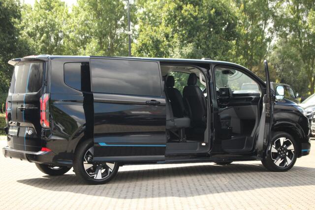 Ford TRANSIT CUSTOM E-Transit 320 L2H1 Sport DC 71 kWh | 160kW/218pk | Trekgewicht 2300kg | Driver Assist | Adap. Cruise | Stoel+Stuurverw. | Camera | Carplay/Android | Lease 842,- p/m