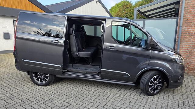 Ford TRANSIT CUSTOM 320 2.0 TDCI L1H1 Sport DC 185pk Automaat, Dubbel Cabine, 2 x schuifdeur, Bi-Xenon, Camera, Pdc,